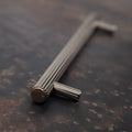 Brass Bee Knurled Cabinet-Handle Backplate — 160mm Polished Nickel (Spare/Accessory)