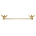Brass bee Towel Rail with Bee - Brass bee