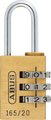165 Series – All-Round Brass Combination Padlock
