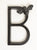 Letter B - Black Finish