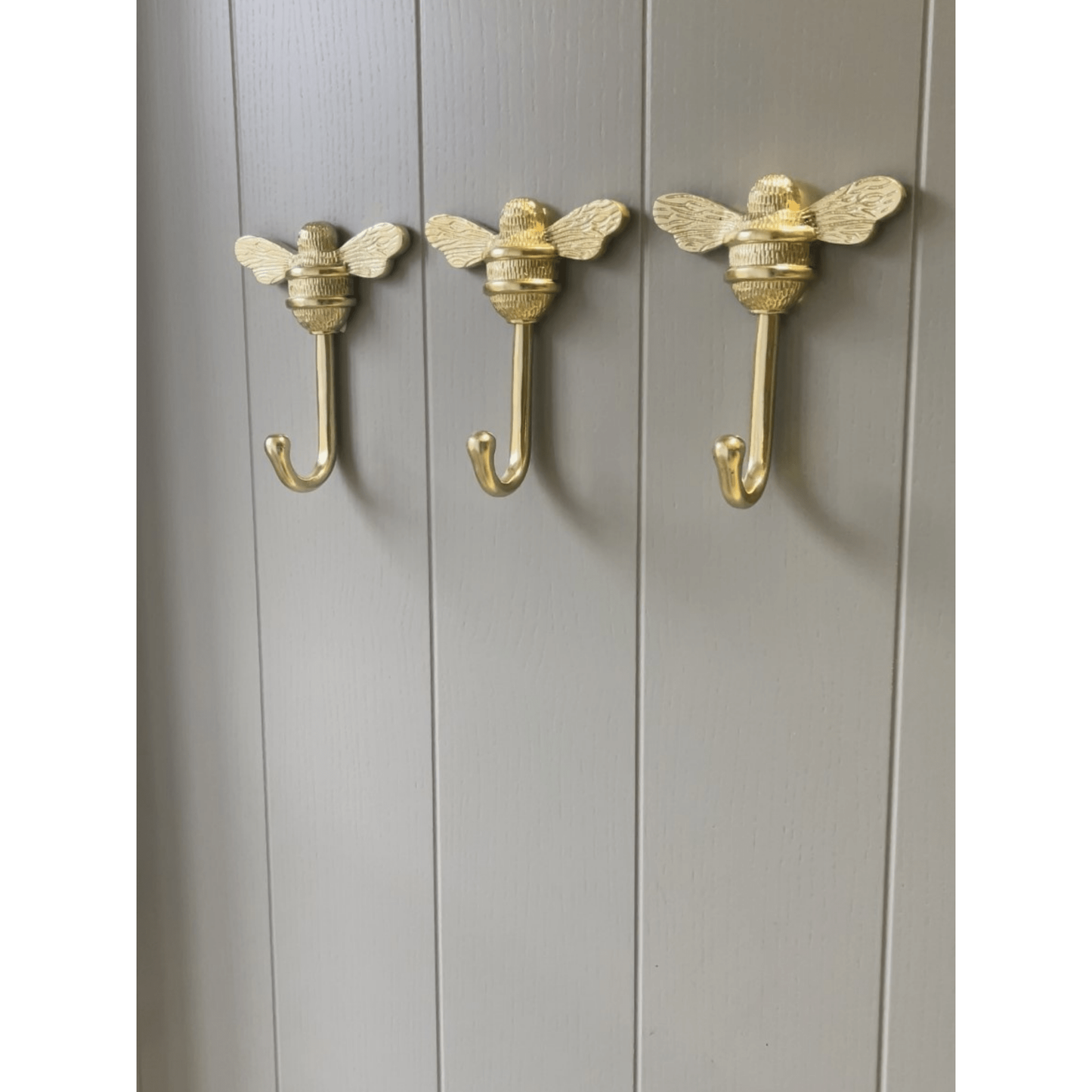 Brass bee Coat Hook - Brass Finish - Brass bee