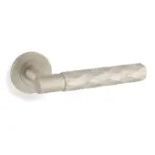 Diamond Cut Spitfire Lever on Round Rose
