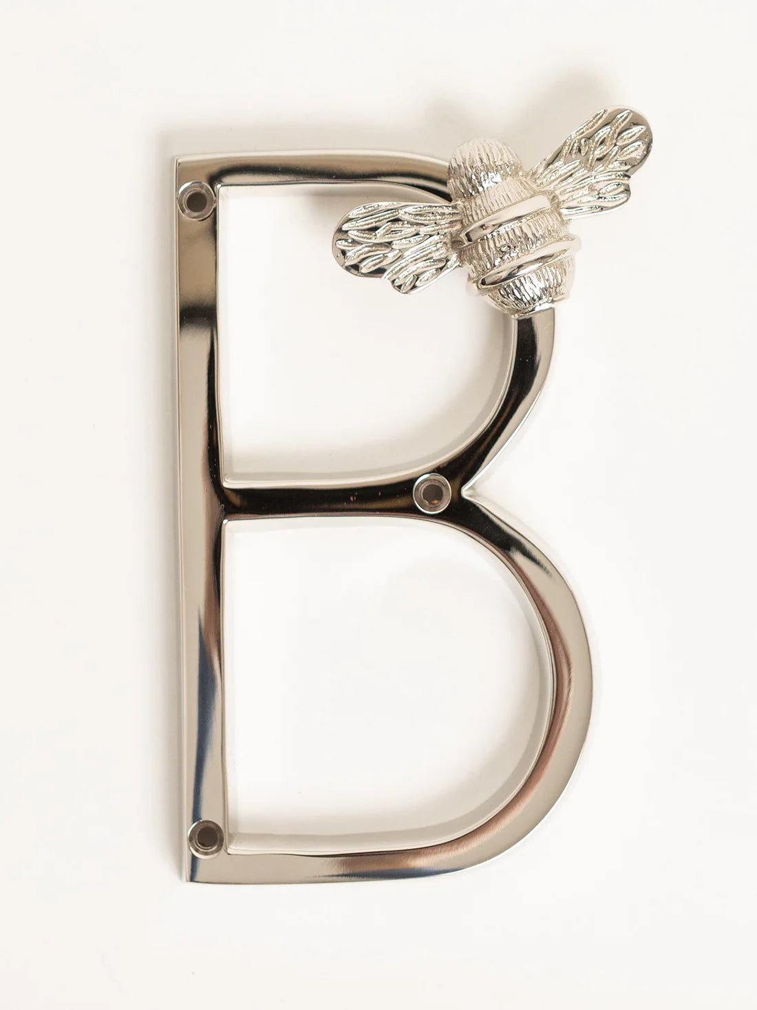Brass bee Premium House Letters with Bee - 5 Inch