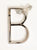 Letter B - Nickel Finish