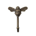 Brass bee Coat Hook - Heritage Finish - Iron