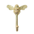 Brass bee Coat Hook - Brass Finish - Iron