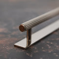 Brass Bee Knurled Cabinet-Handle Backplate — 160mm Polished Nickel (Spare/Accessory)