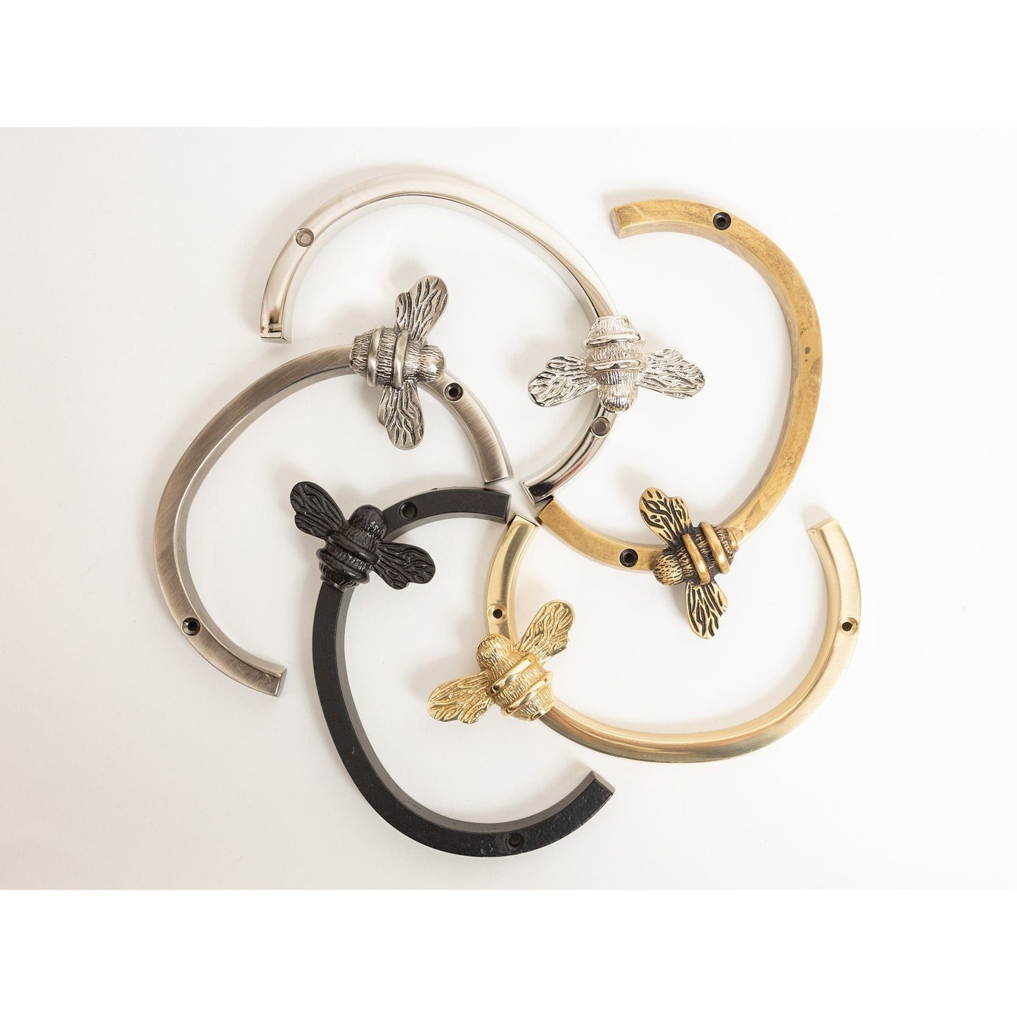 Brass bee Premium House Letters with Bee - 5 Inch - Brass bee