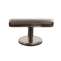 Brass Bee Knurled Cabinet-Handle Backplate — 160mm Polished Nickel (Spare/Accessory)