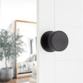 Connaught Knurled Door Knob matt black