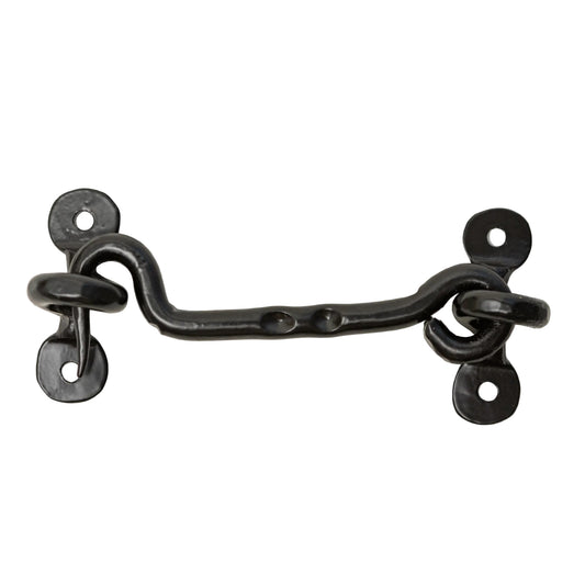 Black Cabin Hook and Eye Door Holder - 8 Sizes