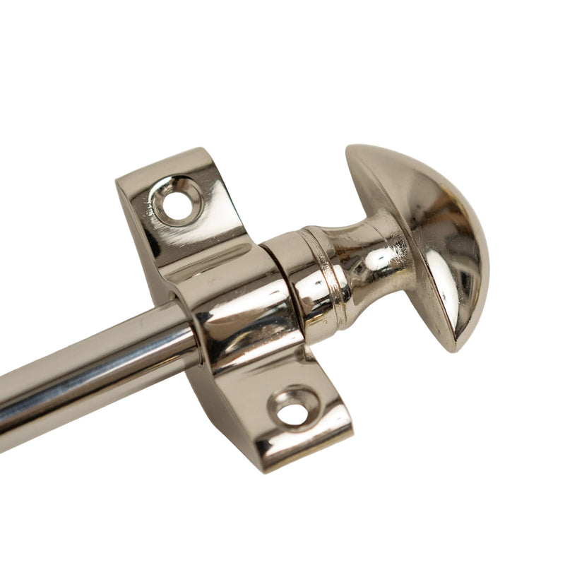 Nickel Stair Rods with Mushroom Finials - 725mm