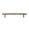 Solid Brass Nickel Hammered Cabinet Pull Handles & Knobs - Polished Nickel Finish
