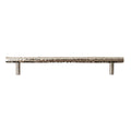 Solid Brass Nickel Hammered Cabinet Pull Handles & Knobs - Polished Nickel Finish
