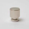 Brass Bee Knurled Cabinet-Handle Backplate — 160mm Polished Nickel (Spare/Accessory)