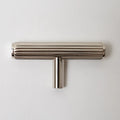 Brass Bee Knurled Cabinet-Handle Backplate — 160mm Polished Nickel (Spare/Accessory)