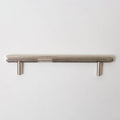 Brass Bee Knurled Cabinet-Handle Backplate — 160mm Polished Nickel (Spare/Accessory)