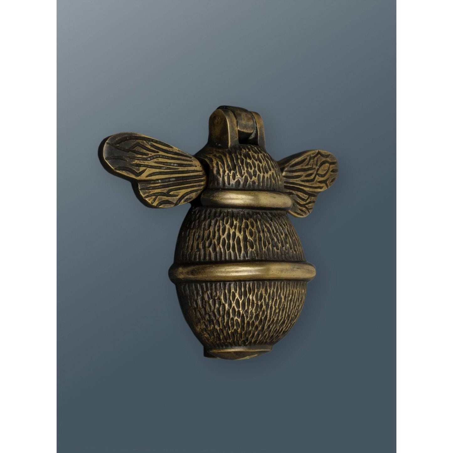 Brass Bumble Bee Door Knocker - Heritage Finish - Brass bee