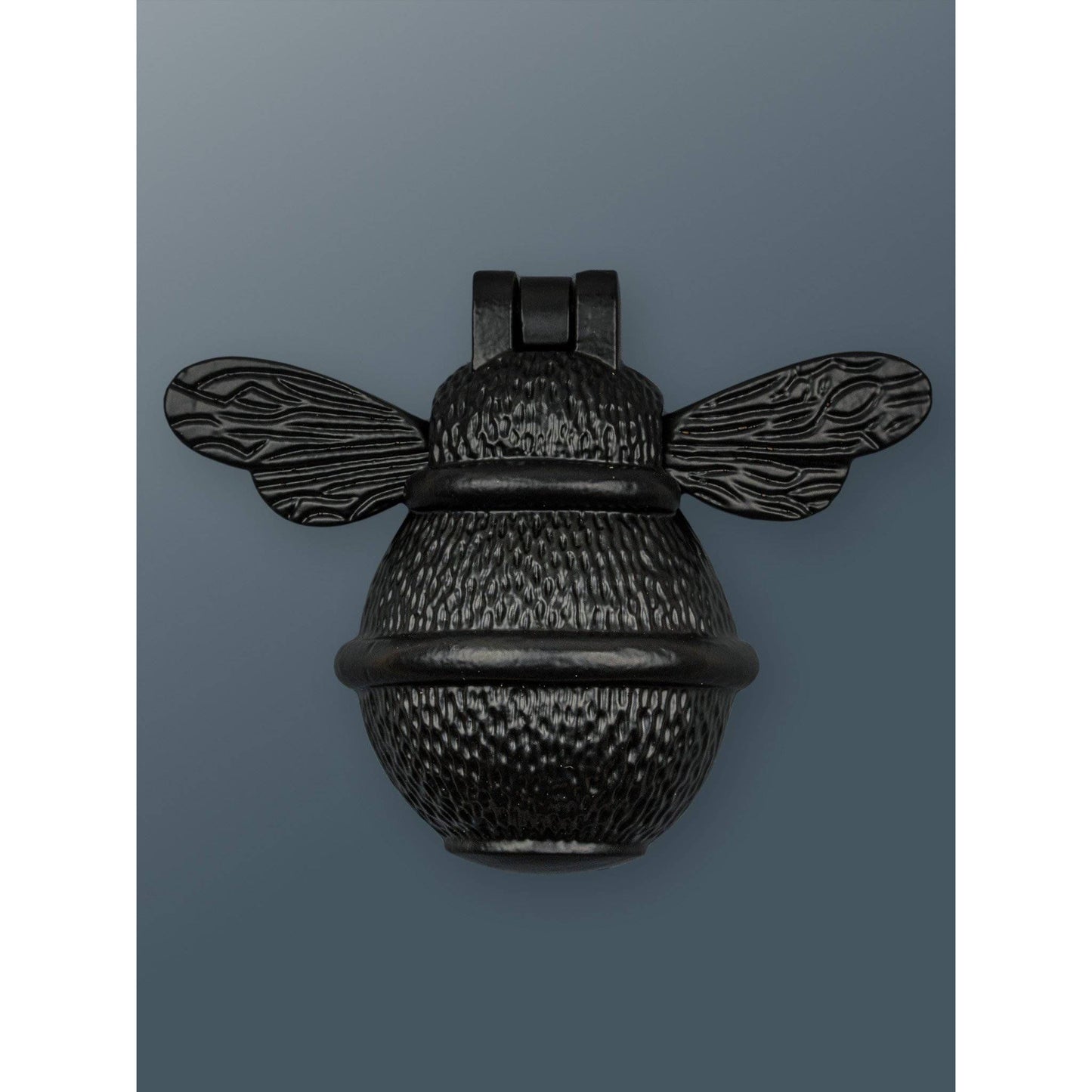 Brass Bee Black Door Knocker - Brass bee