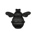 Brass Bee Black Door Knocker - Brass bee