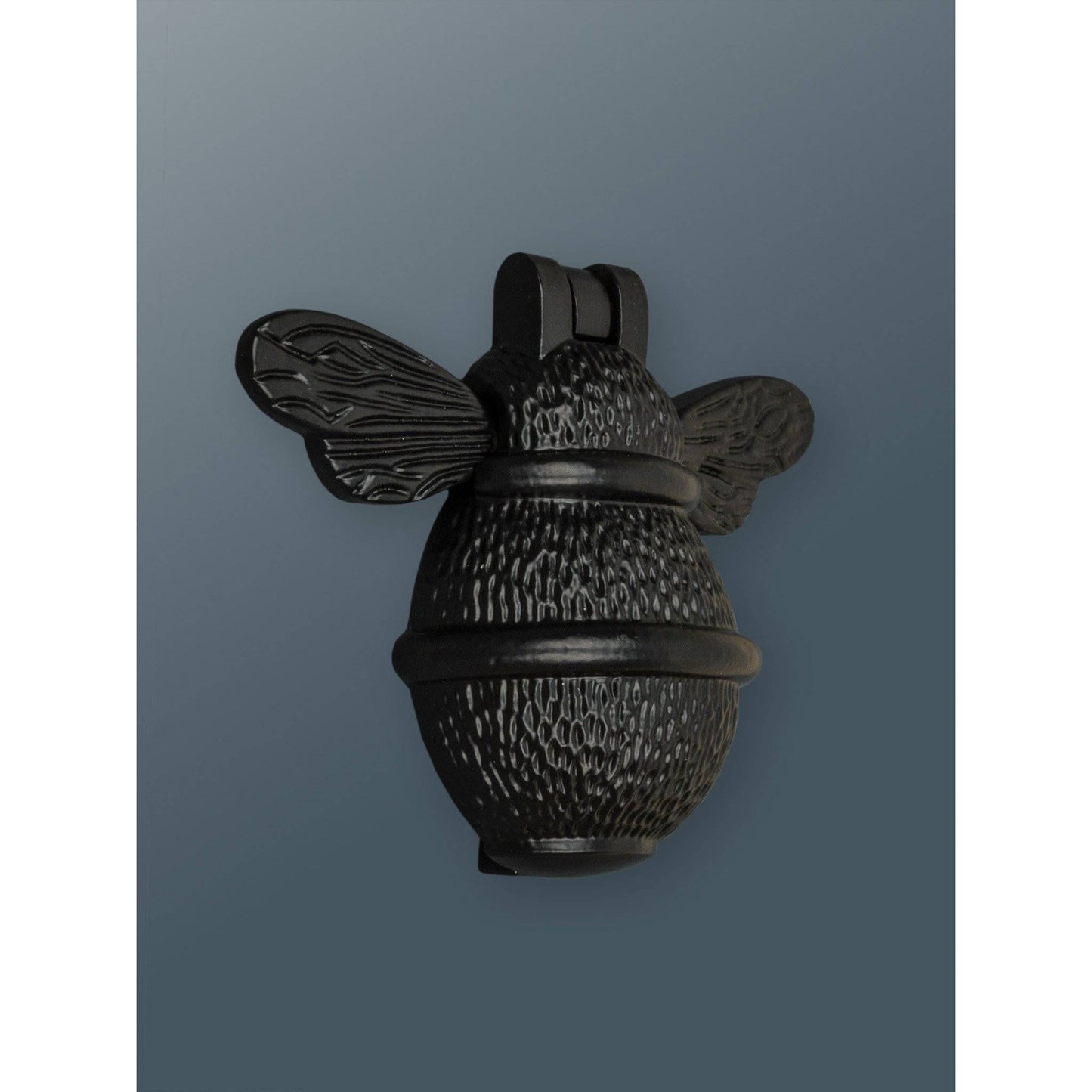 Brass Bee Door Knocker - Black Finish - Brass bee