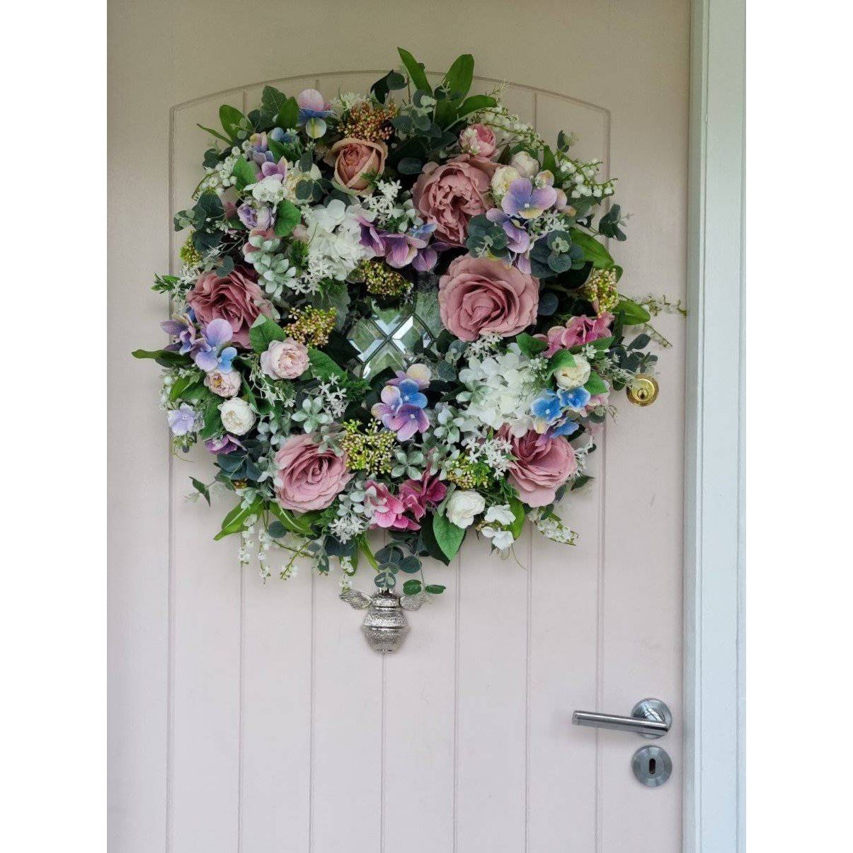 Brass Bumble Bee Door Knocker - Nickel Finish - Brass bee