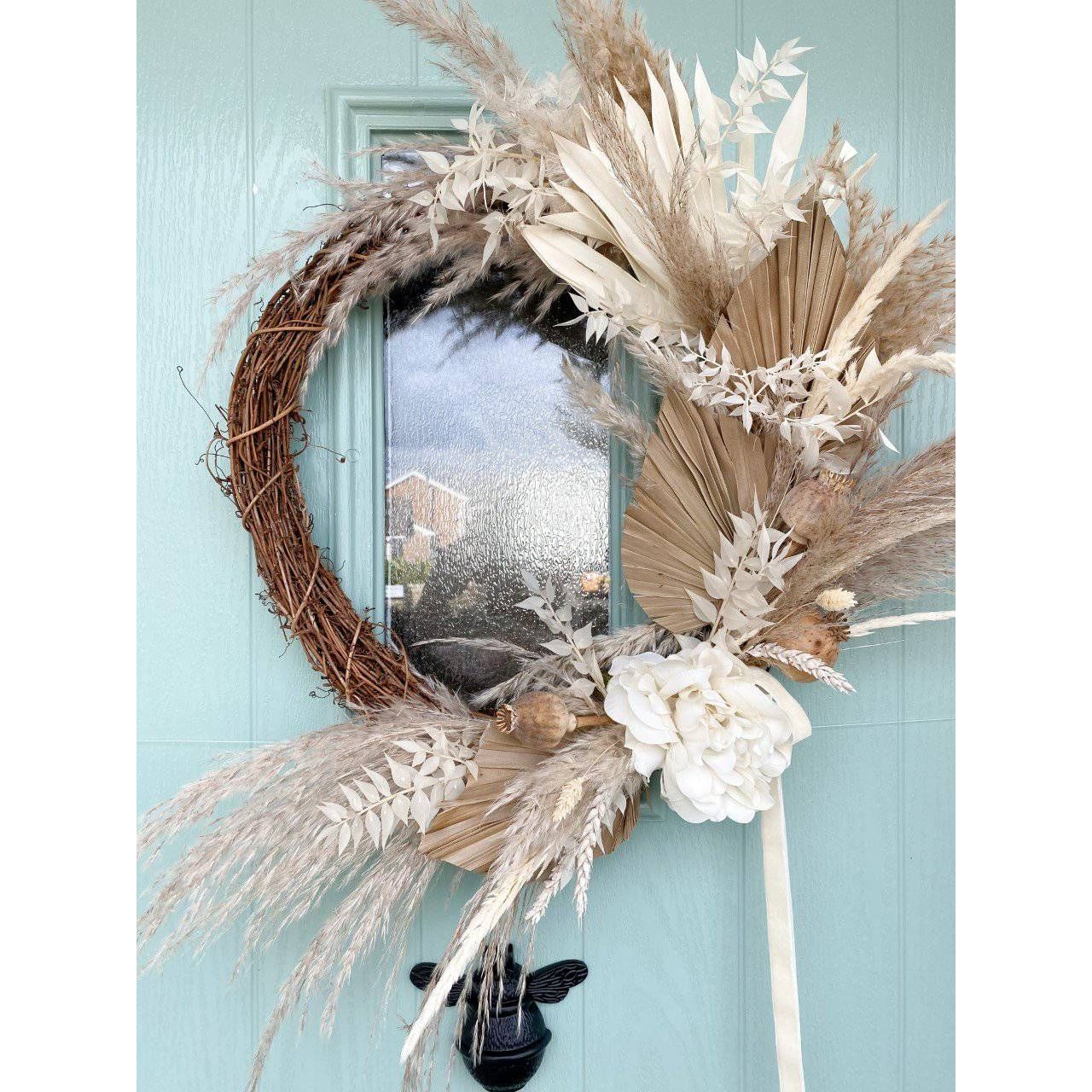 Brass Bee Door Knocker - Black Finish - Brass bee