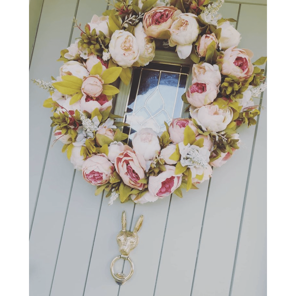 Brass Hare Door Knocker - Brass Finish - Brass bee