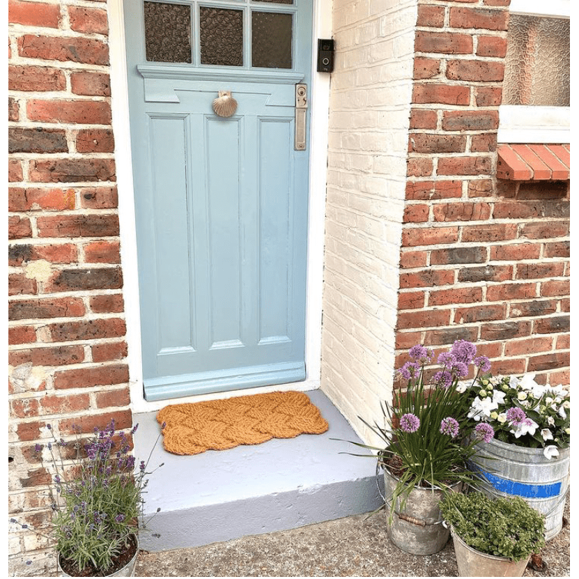 Brass Shell Door Knocker - Nickel Finish - Brass bee