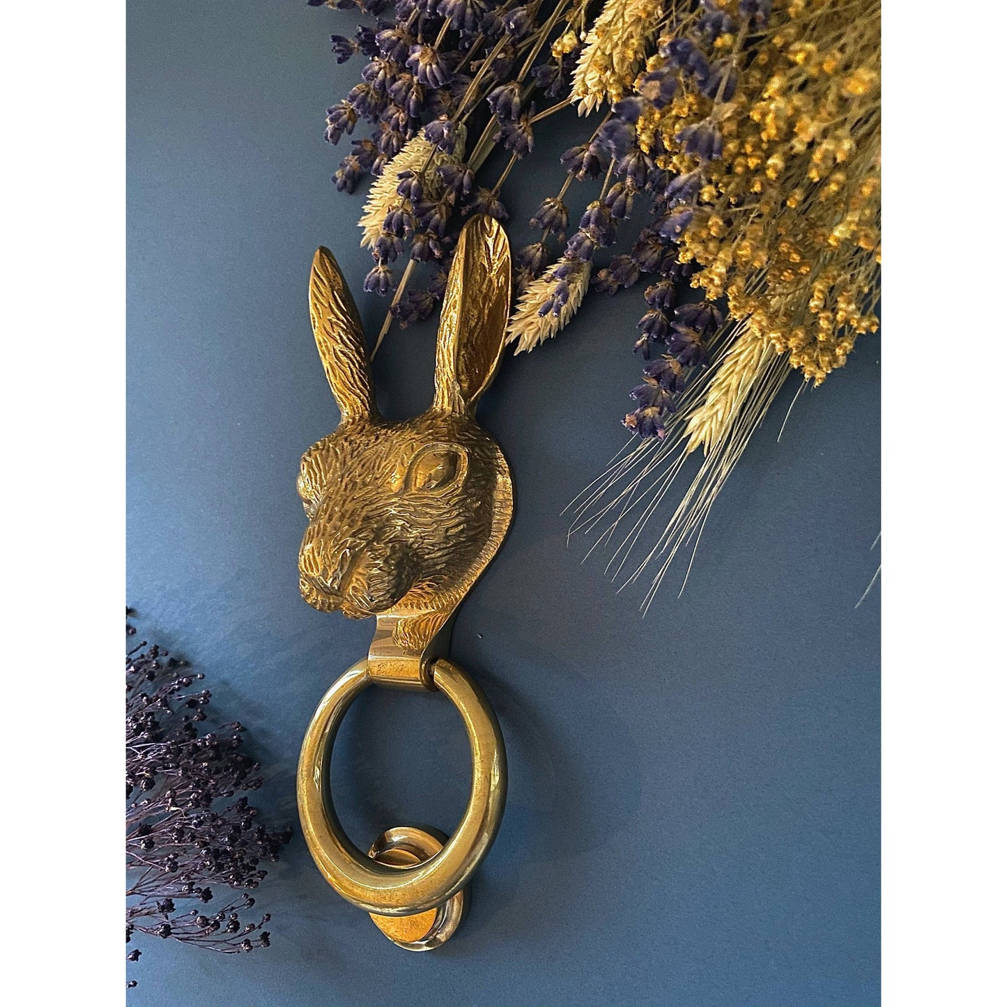 Brass Hare Door Knocker - Brass Finish - Brass bee