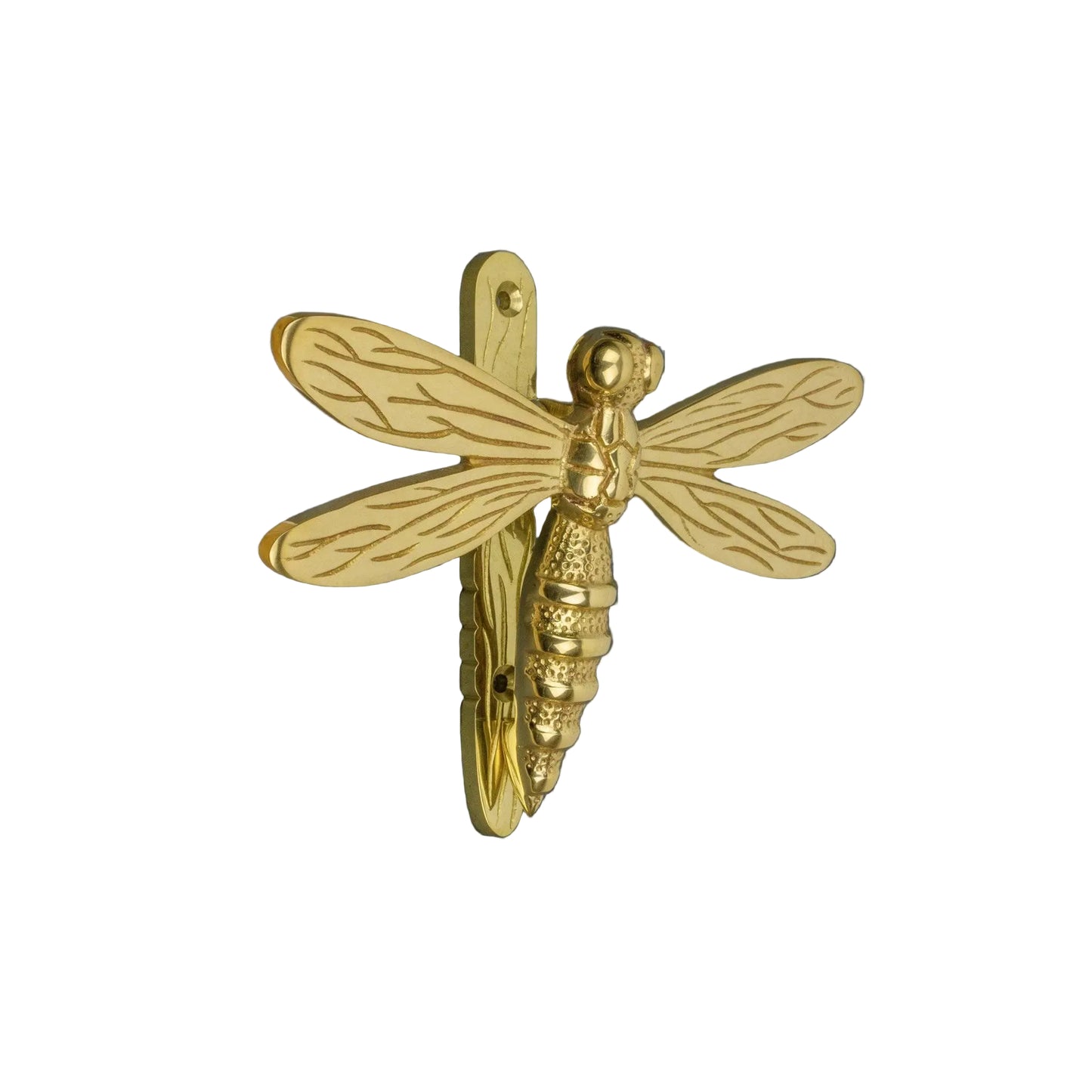 Brass Dragonfly Door Knocker - Brass Finish - Brass bee