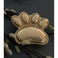 Brass Dog/Cat PAW Door Knocker - Brass Finish - Brass bee
