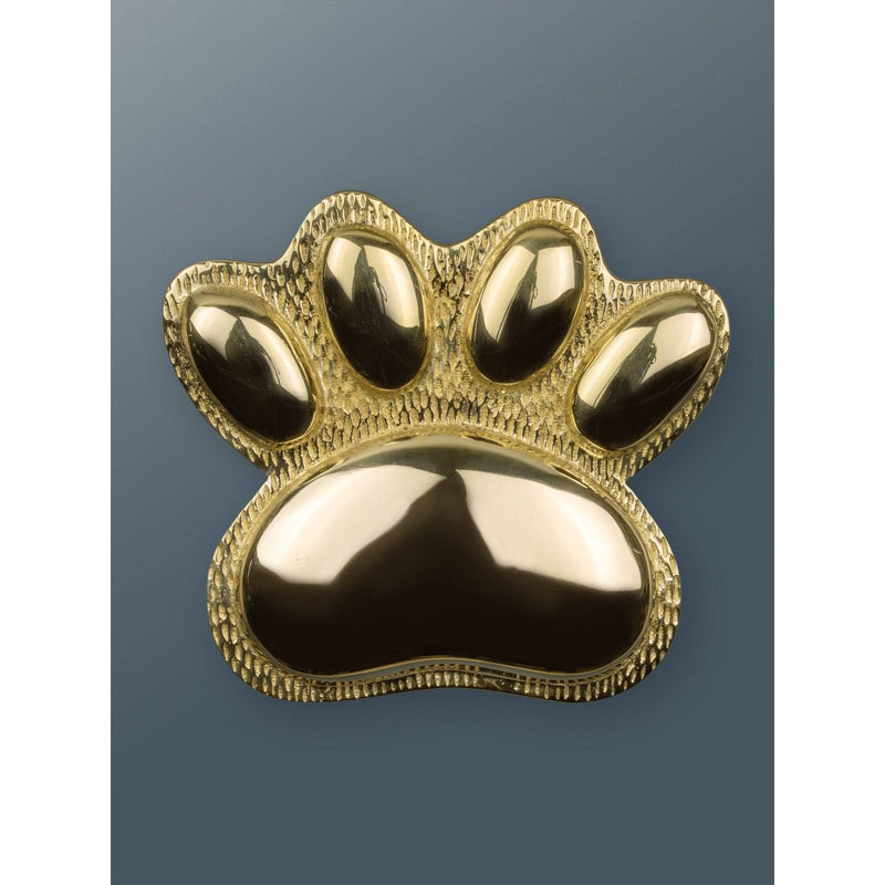 Brass Dog/Cat PAW Door Knocker - Brass Finish - Brass bee