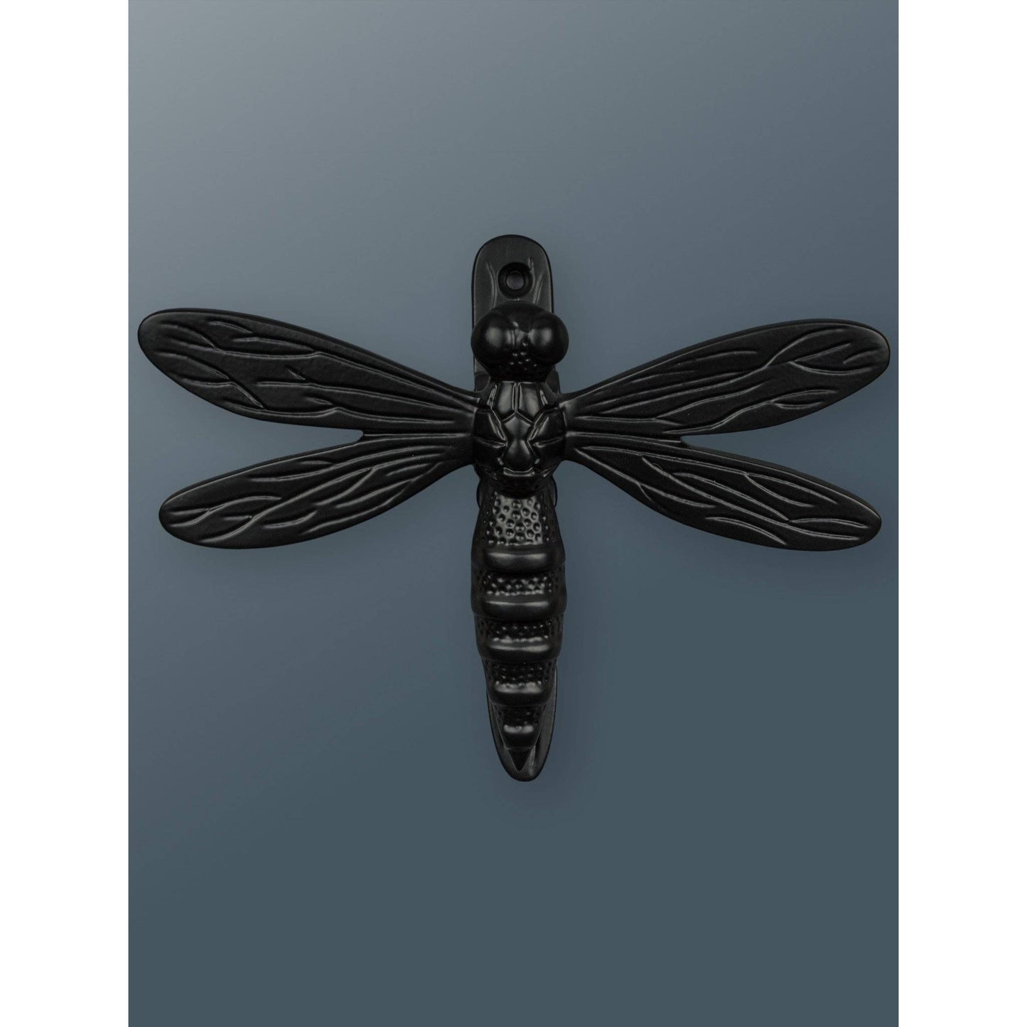Brass Dragonfly Door Knocker - Black Finish - Brass bee