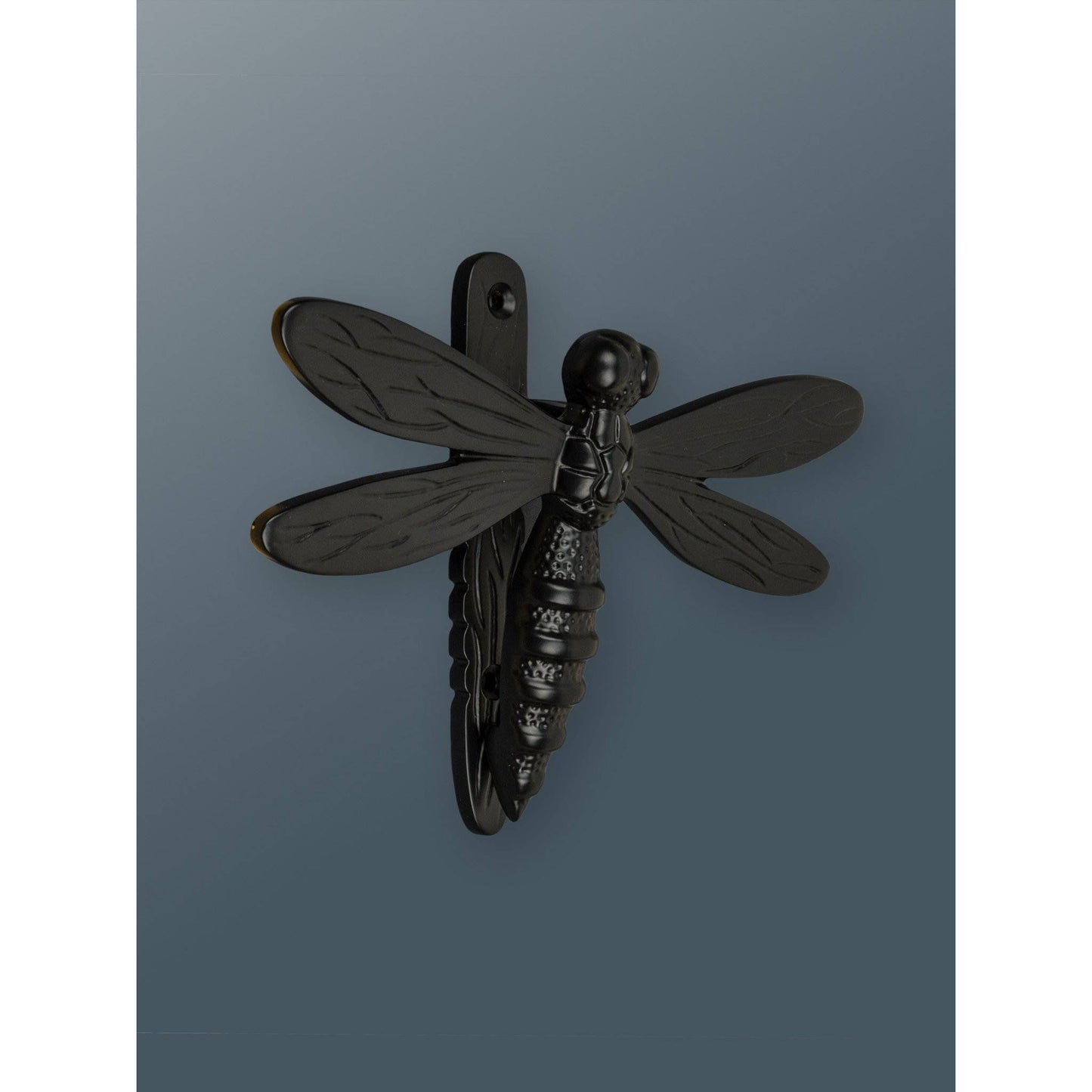 Brass Dragonfly Door Knocker - Black Finish - Brass bee