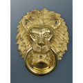 Brass Lion Door Knocker - Brass Finish - Brass bee