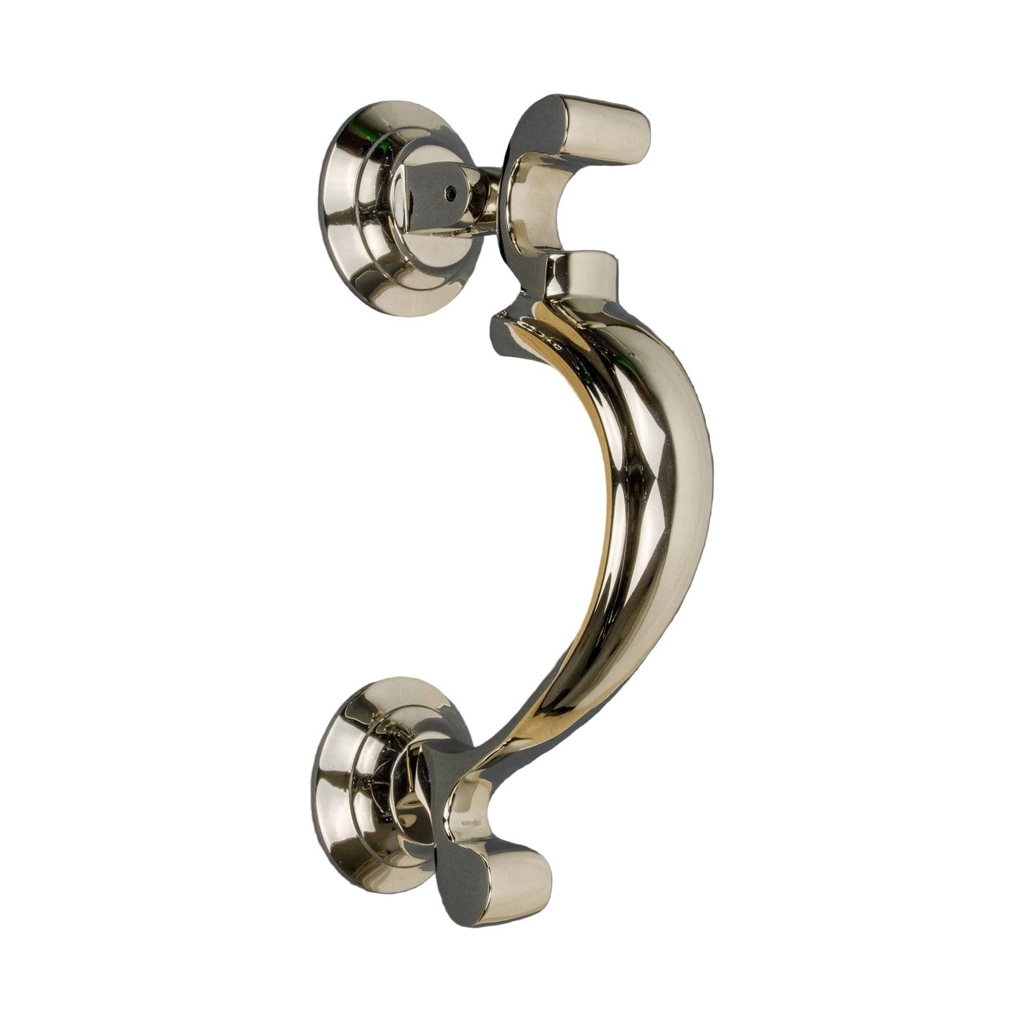 Brass Doctors Door Knocker - Nickel Finish - Brass bee