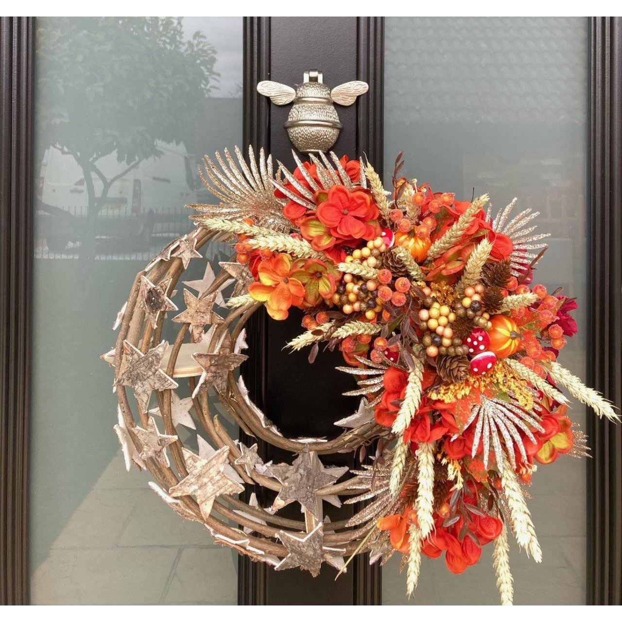 Brass Bumble Bee Door Knocker - Satin Finish - Brass bee