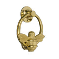 Bumble Bee Ring Brass Door Knocker - Brass Finish - Brass bee