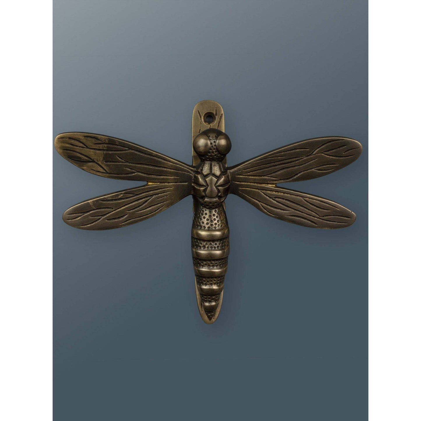 Brass Dragonfly Door Knocker - Bronze Finish - Brass bee