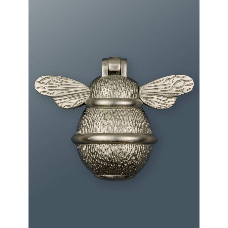 Brass Bumble Bee Door Knocker - Satin Finish - Brass bee
