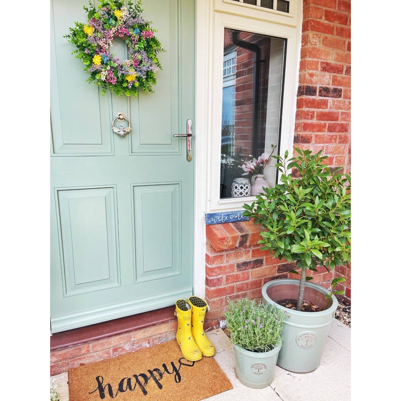 Brass Bumble Bee Ring Door Knocker - Nickel Finish - Brass bee