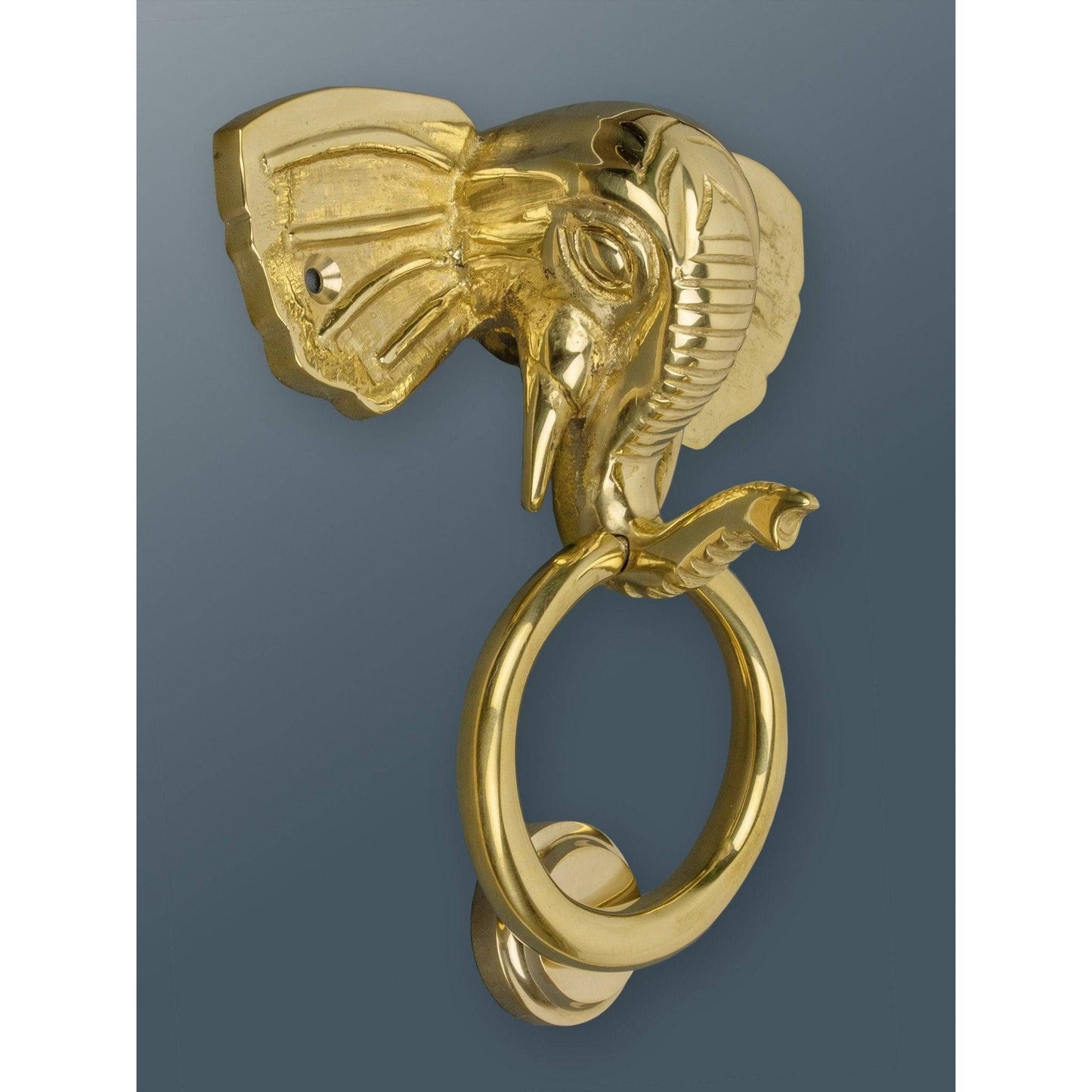 Brass Elephant Door Knocker - Brass Finish - Brass bee