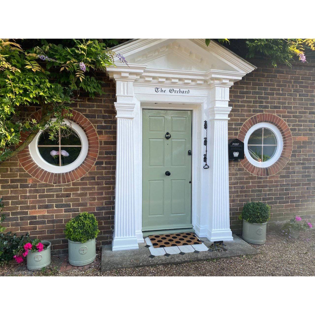 Brass Bumble Bee Ring Door Knocker - Black Finish - Brass bee