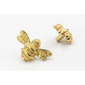 Brass Bee Drawer Cabinet Knob - Brass Gold Finish - Brass bee