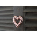 Brass Heart Drawer Cabinet Knob - Rose Gold Finish - Brass bee