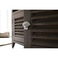Brass Shell Drawer Cabinet Knob - Nickel Finish - Brass bee