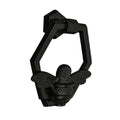 Brass Bumble Bee Honeycomb Door Knocker - Black Finish - Brass bee