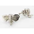 Brass Elephant Drawer Cabinet Knob - Nickel Finish - Brass bee