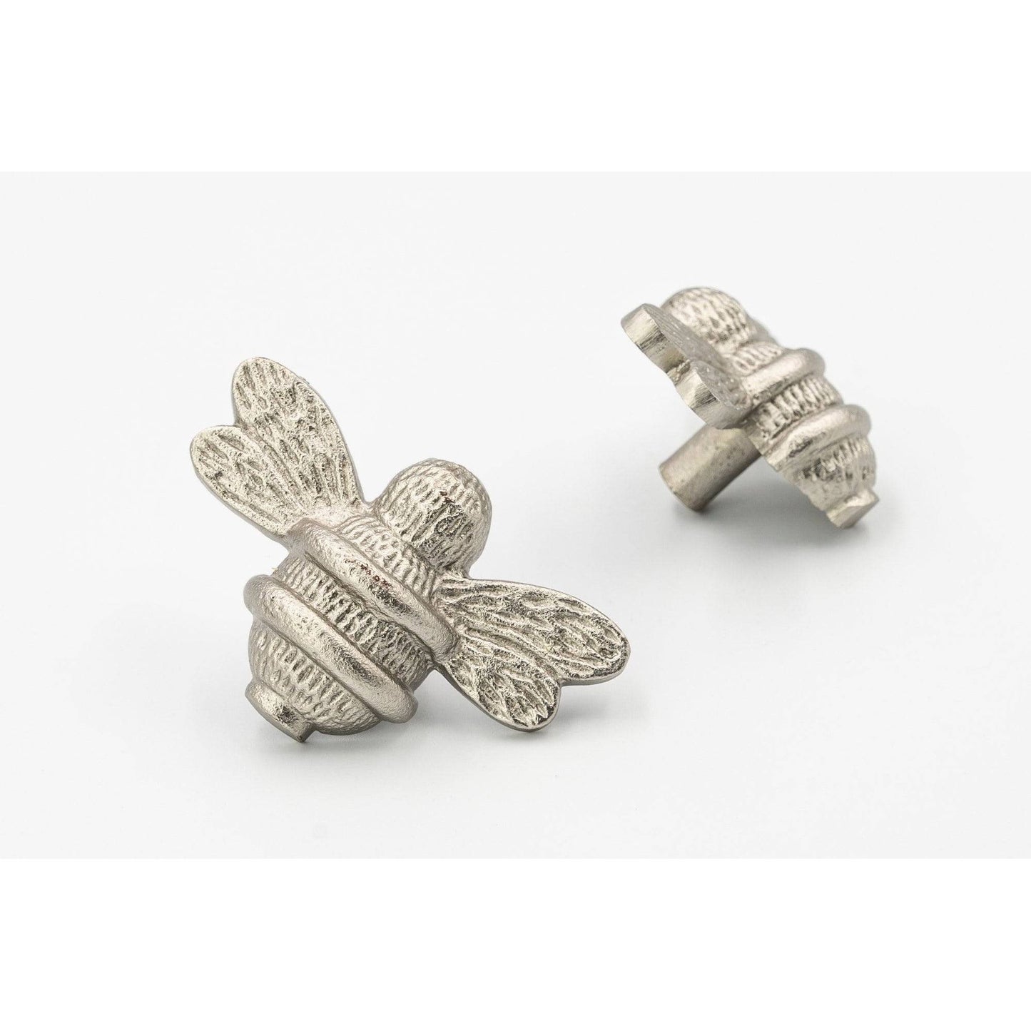 Brass Bee Drawer Cabinet Knob - Satin Finish - Brass bee